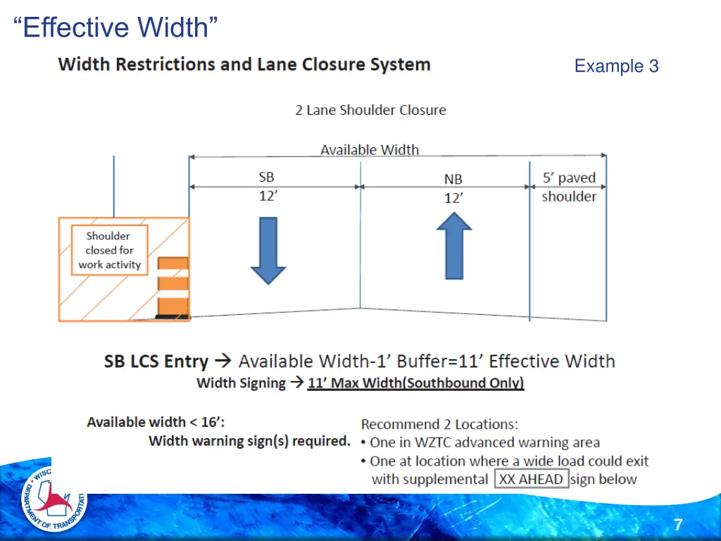 effective width 2