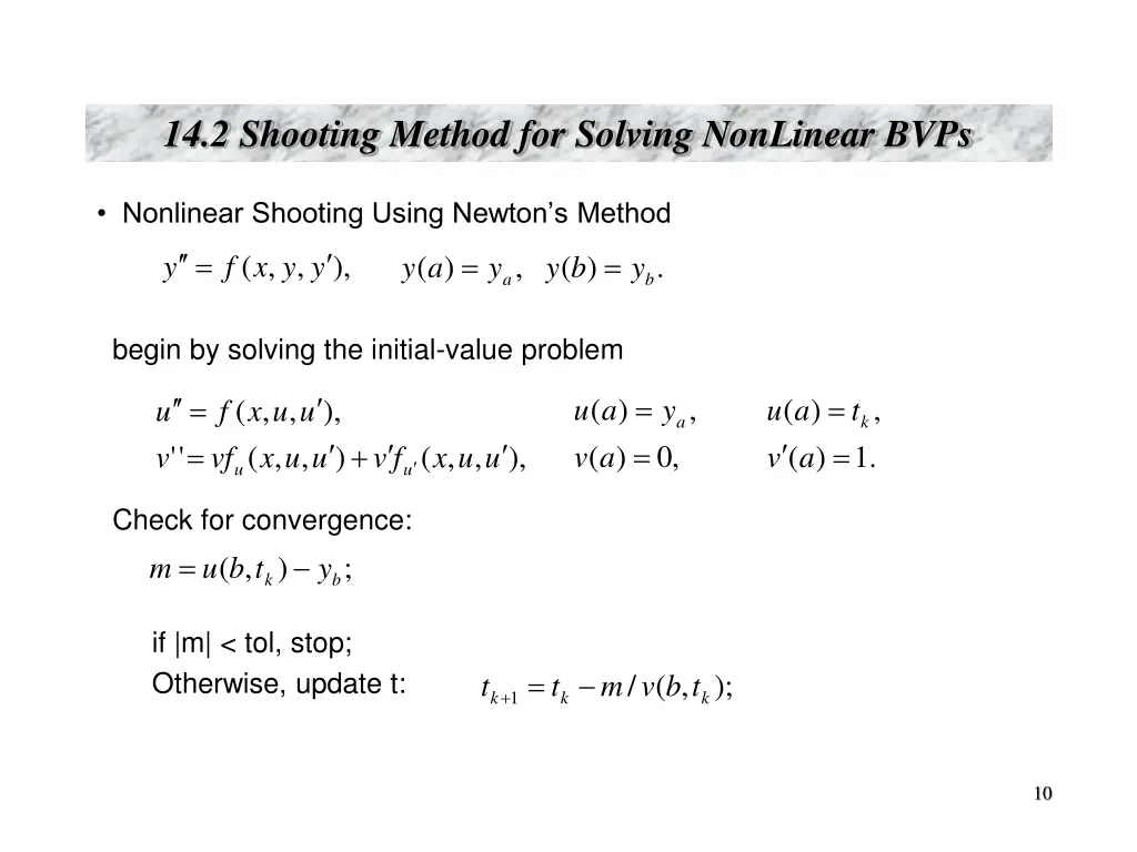 14 2 shooting method for solving nonlinear bvps 2