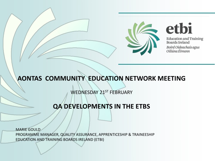 aontas community education network meeting