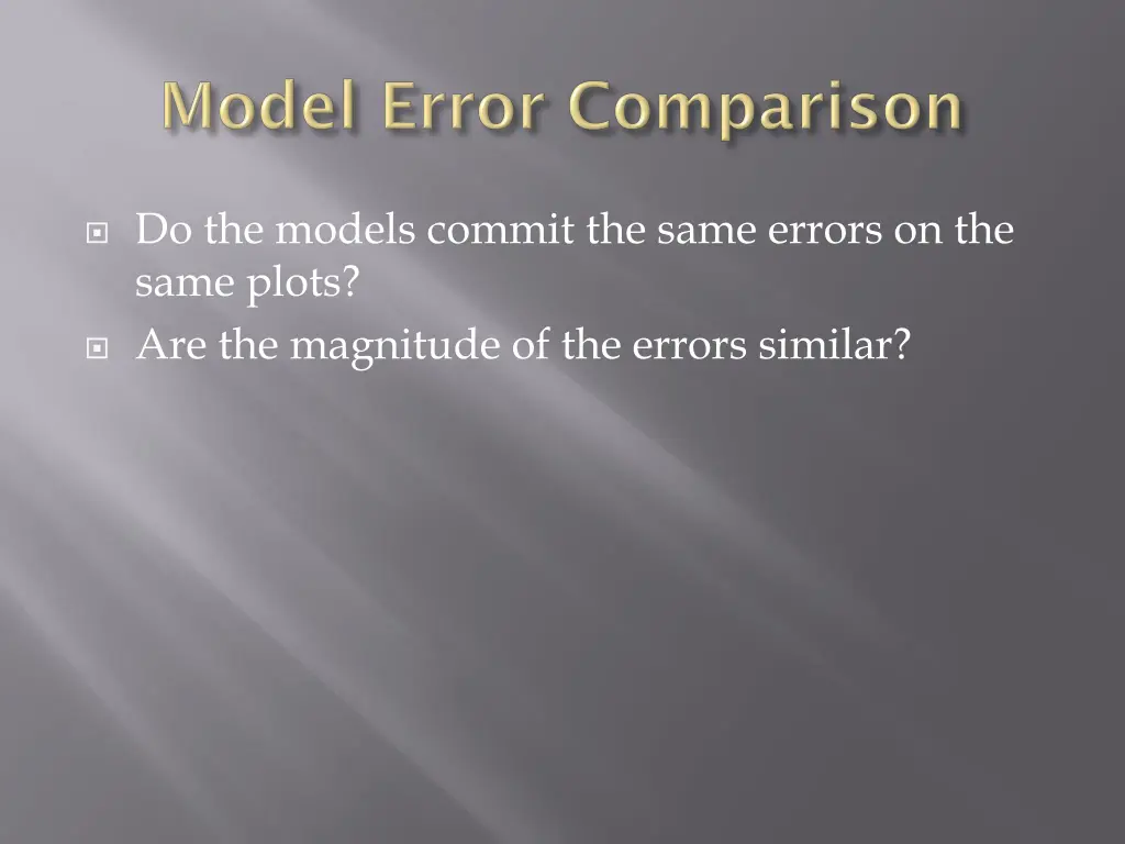 do the models commit the same errors on the same