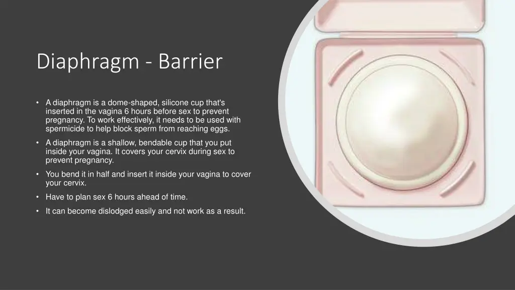 diaphragm barrier