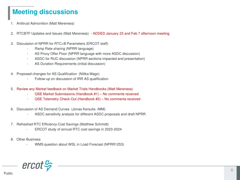 meeting discussions