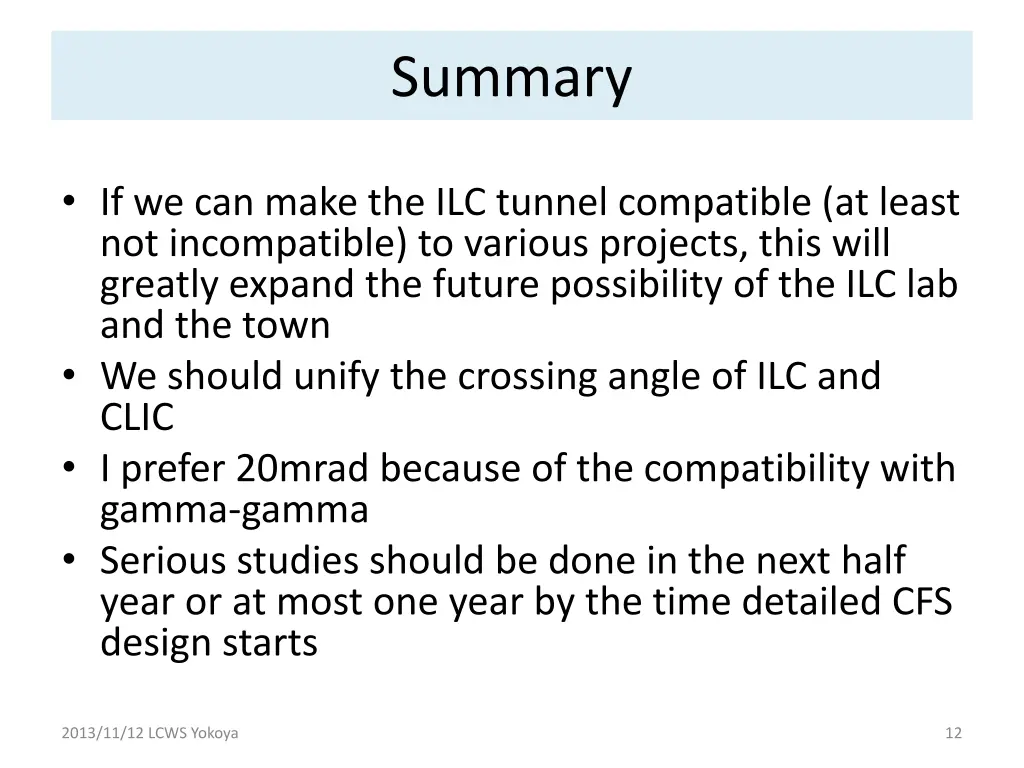 summary
