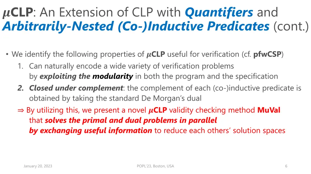 clp an extension of clp with quantifiers 1