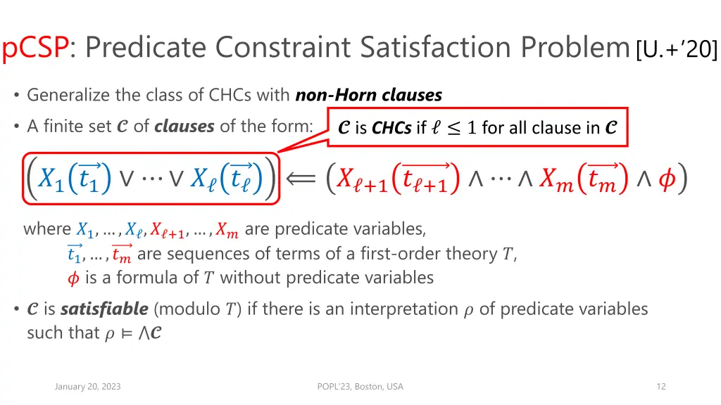 pcsp predicate constraint satisfaction problem