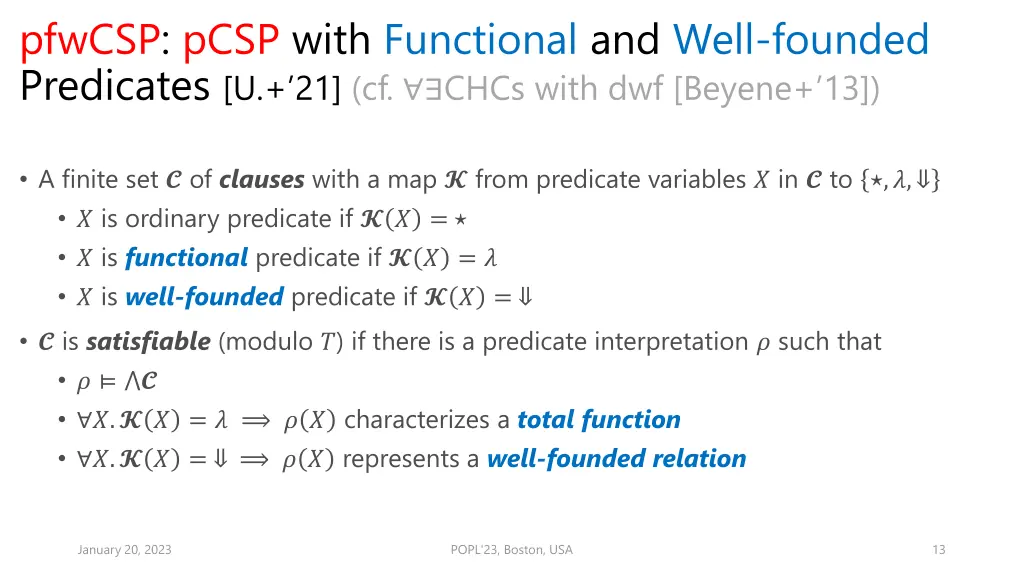 pfwcsp pcsp with functional and well founded
