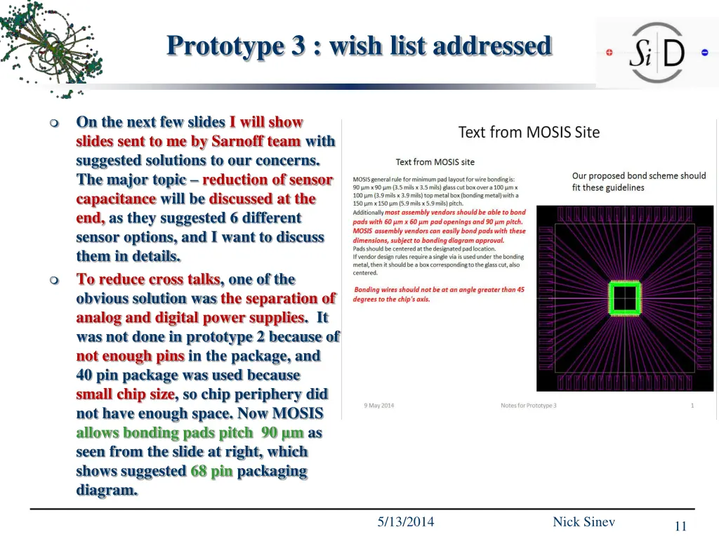 prototype 3 wish list addressed