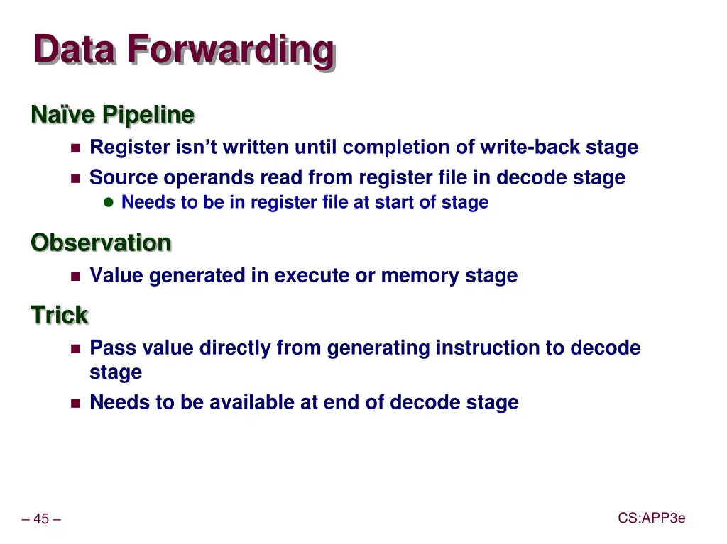 data forwarding