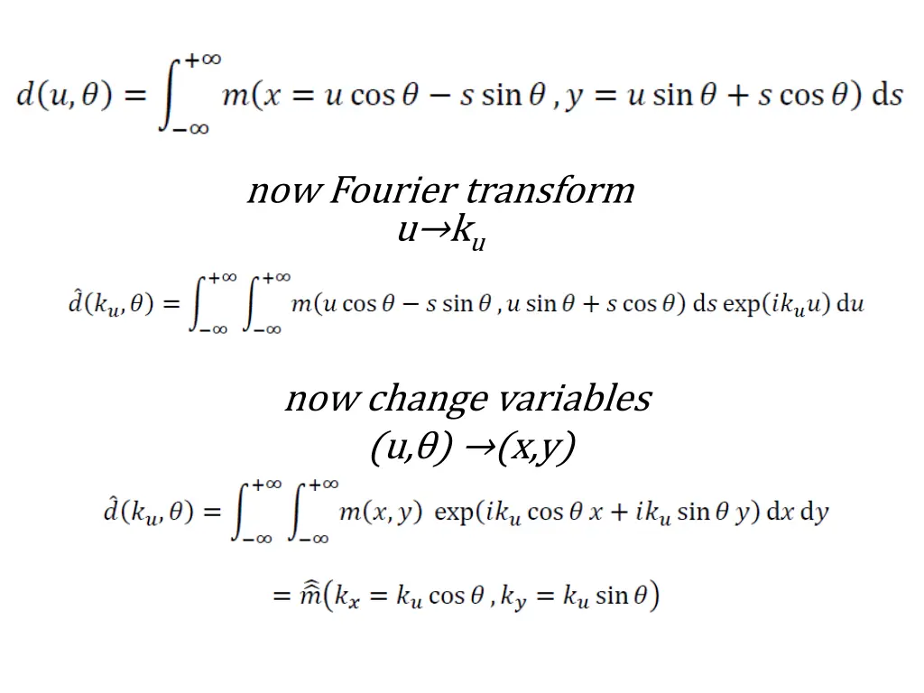now fourier transform u k u