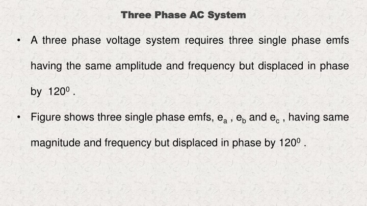 three phase ac three phase ac system