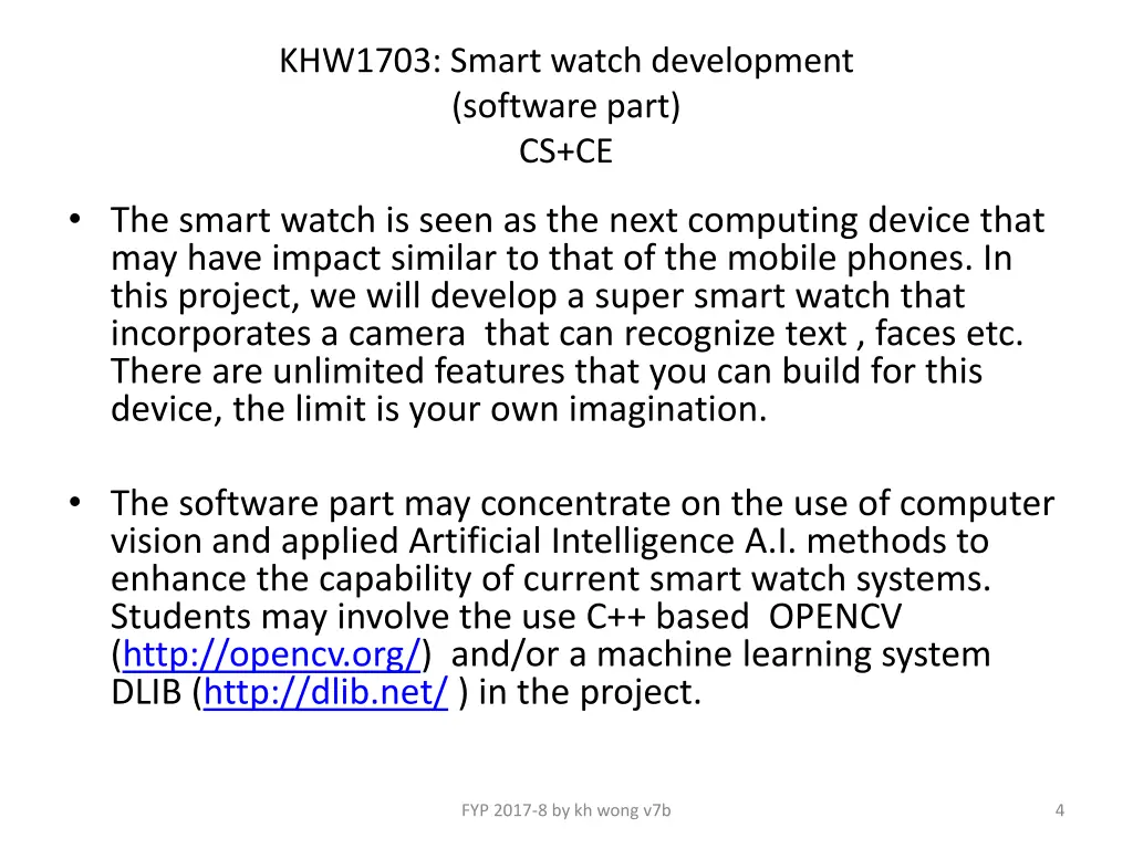 khw1703 smart watch development software part