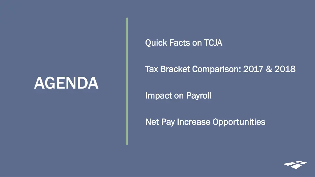 quick facts on tcja quick facts on tcja