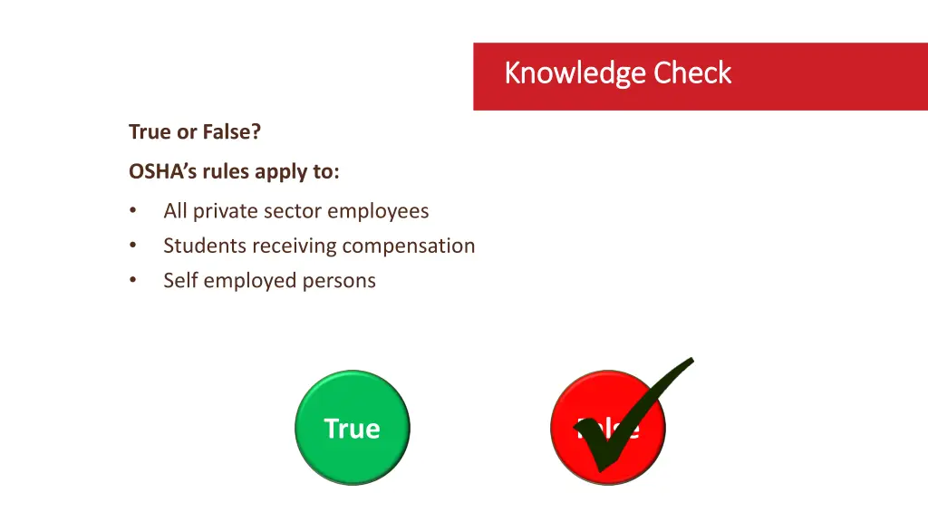 knowledge check knowledge check