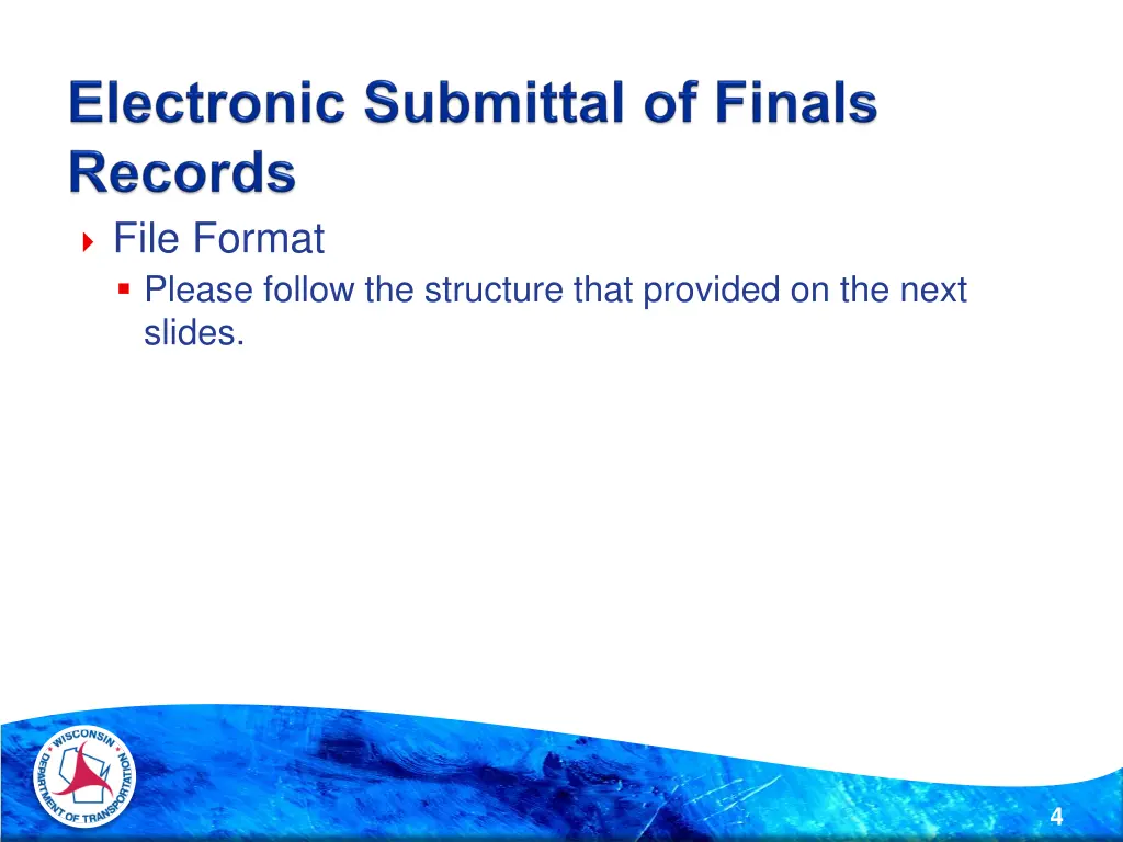 file format please follow the structure that