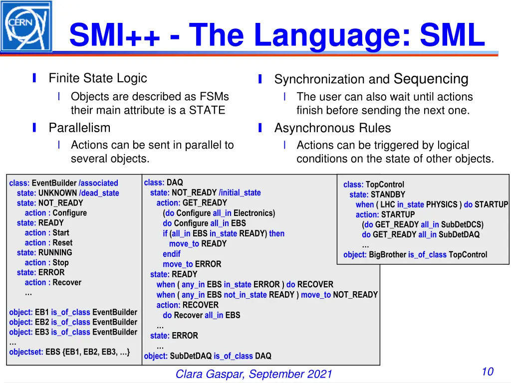 smi the language sml