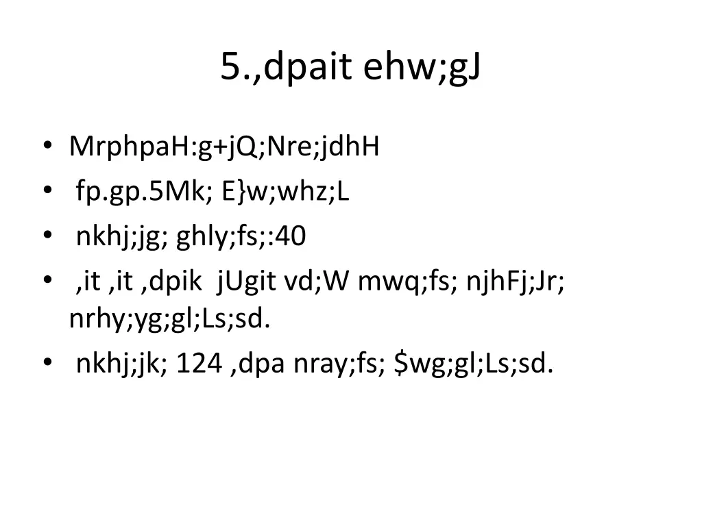 5 dpait ehw gj