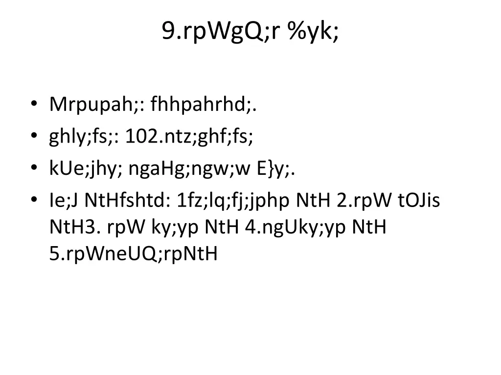 9 rpwgq r yk