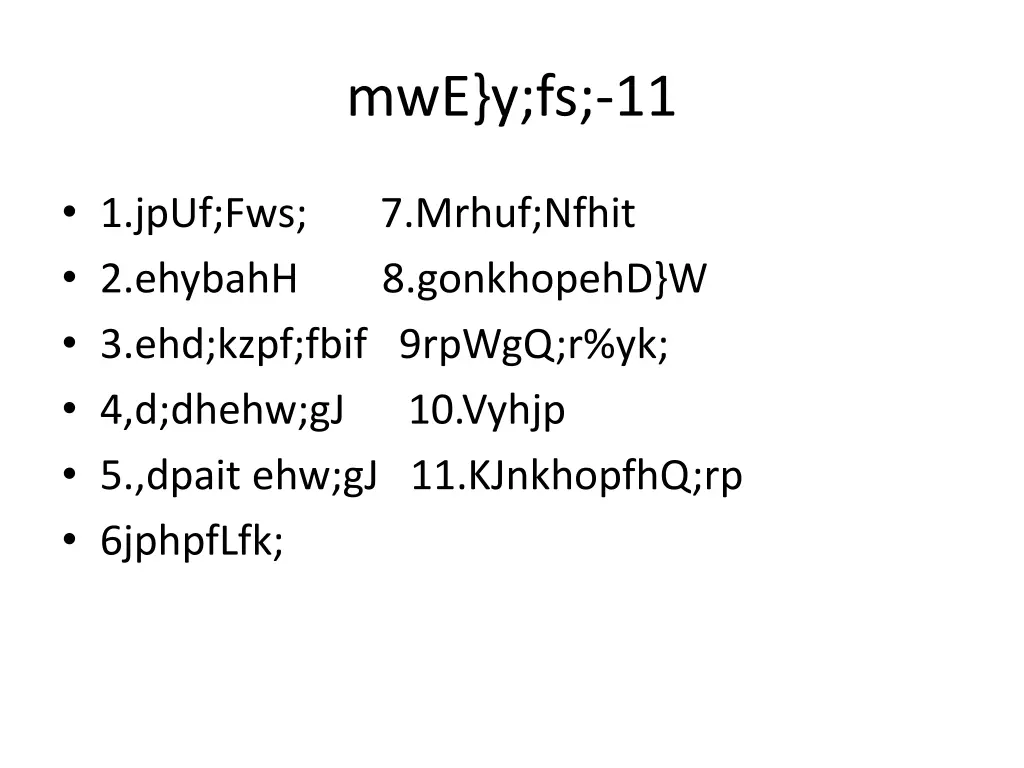 mwe y fs 11