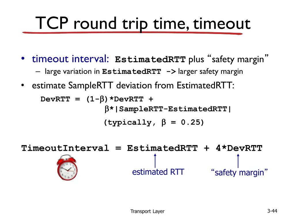 tcp round trip time timeout 2