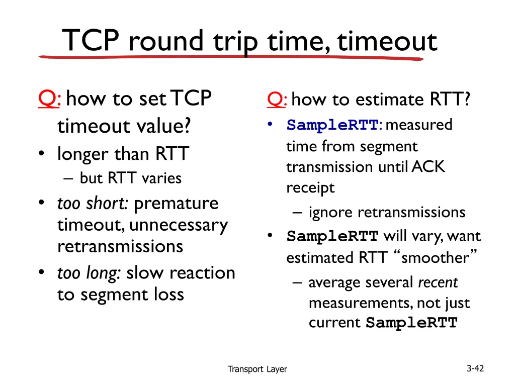 tcp round trip time timeout