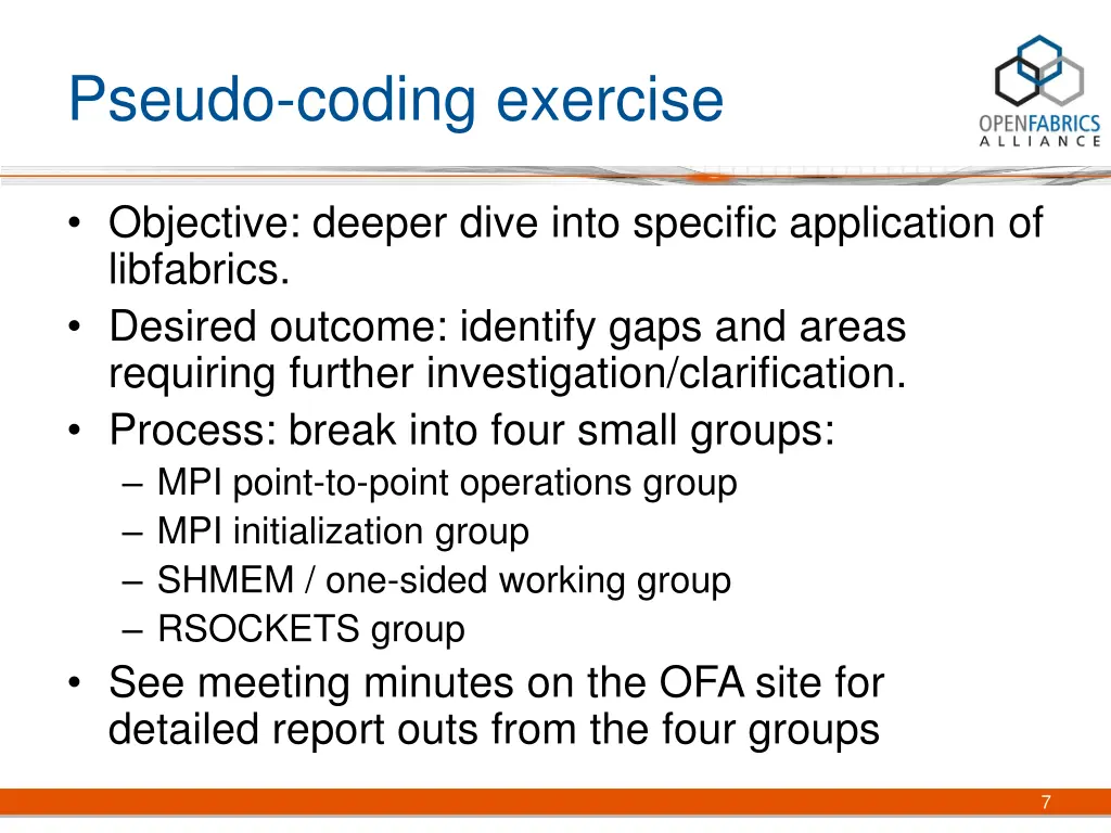 pseudo coding exercise