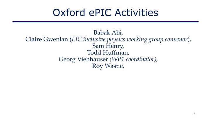 oxford epic activities
