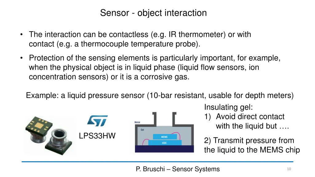 sensor object interaction 1