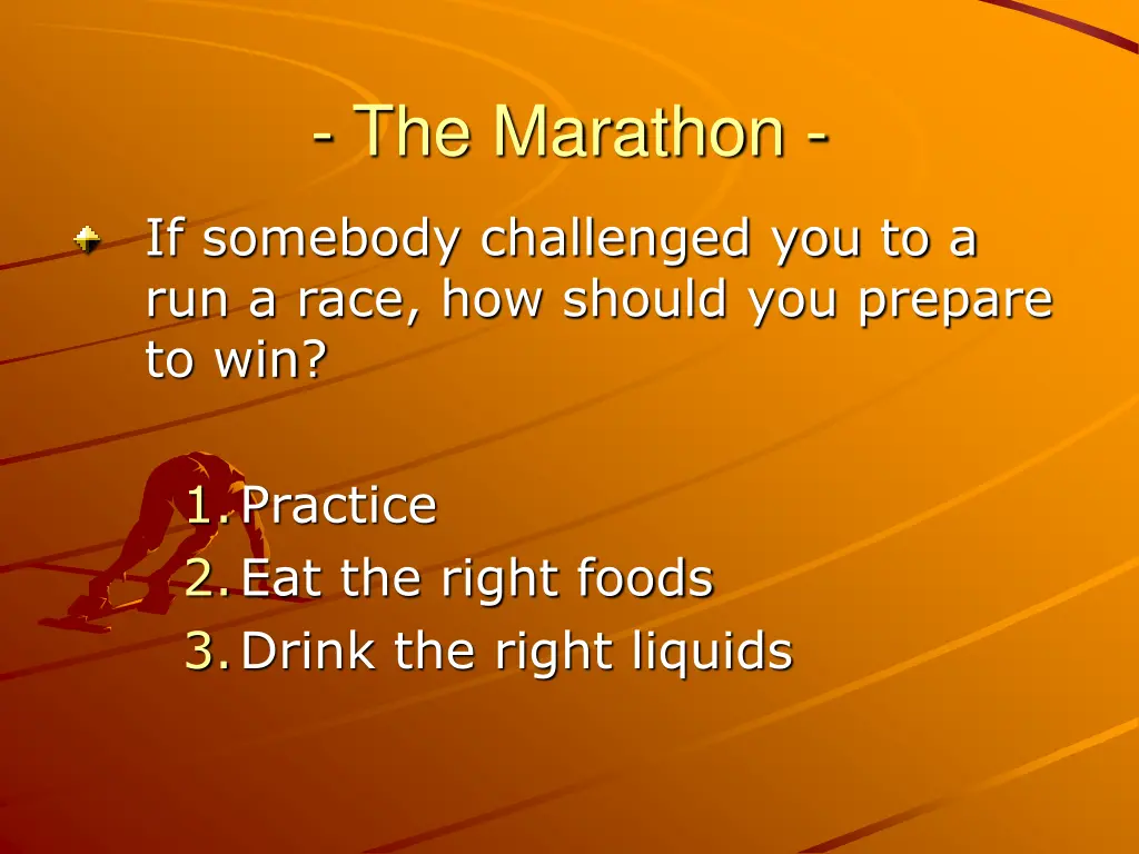 the marathon