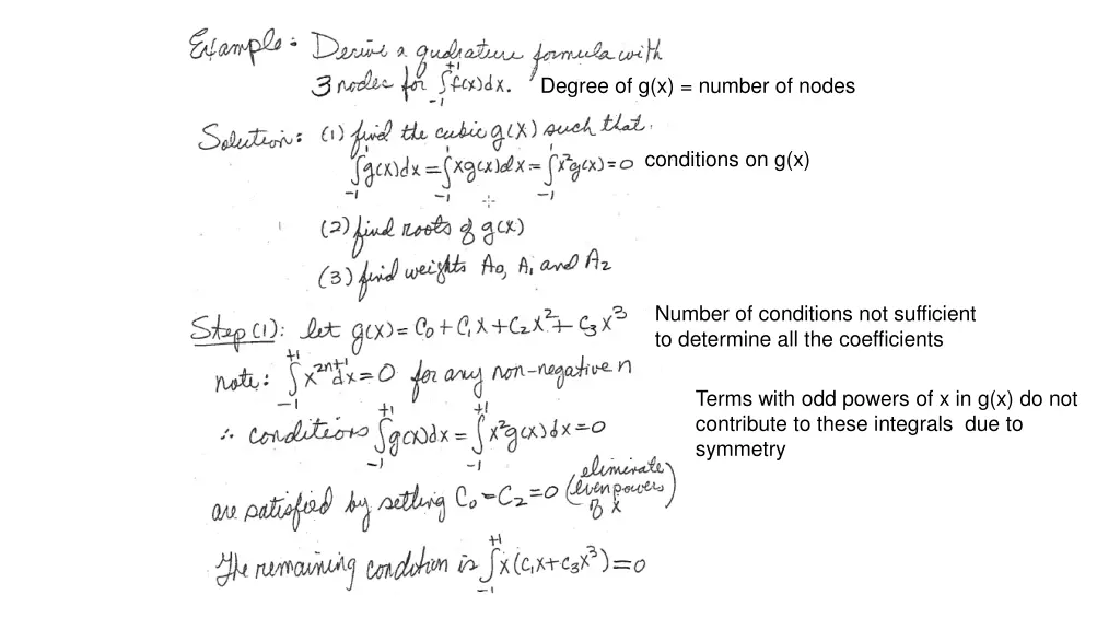 degree of g x number of nodes