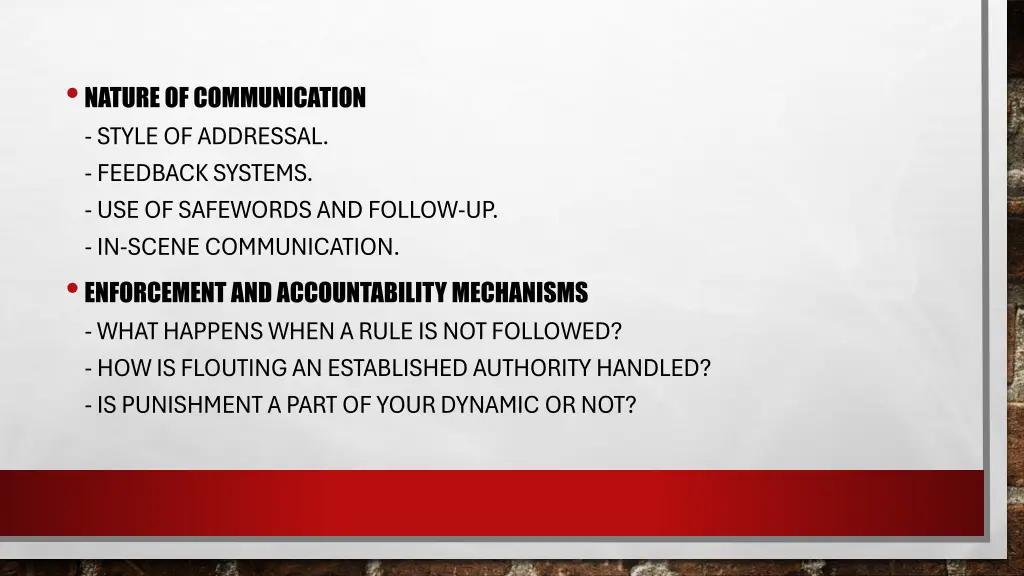 nature of communication style of addressal