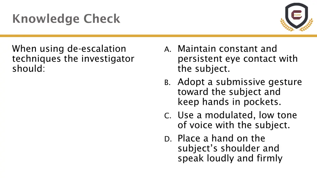 knowledge check 1