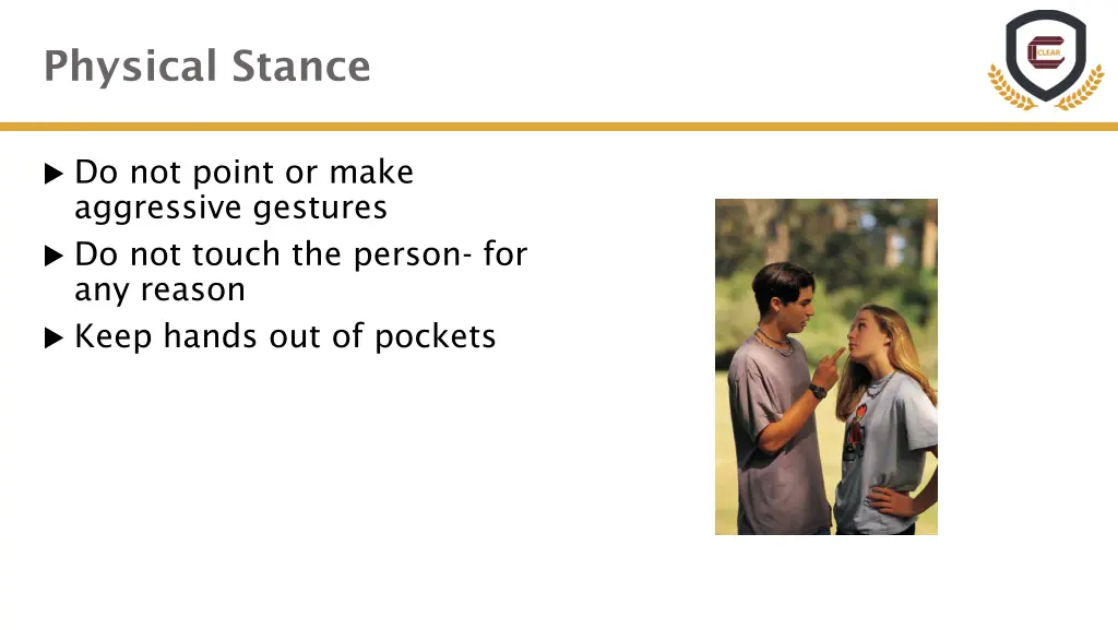 physical stance 1
