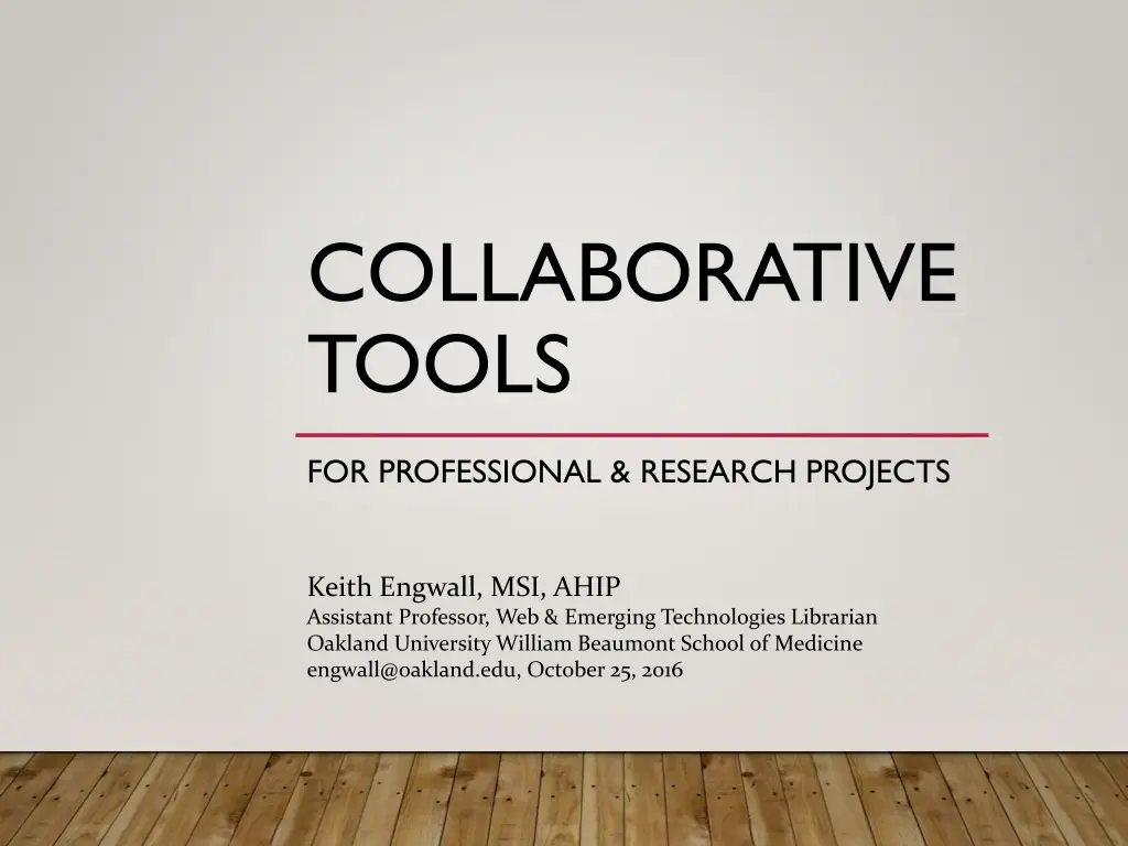collaborative tools