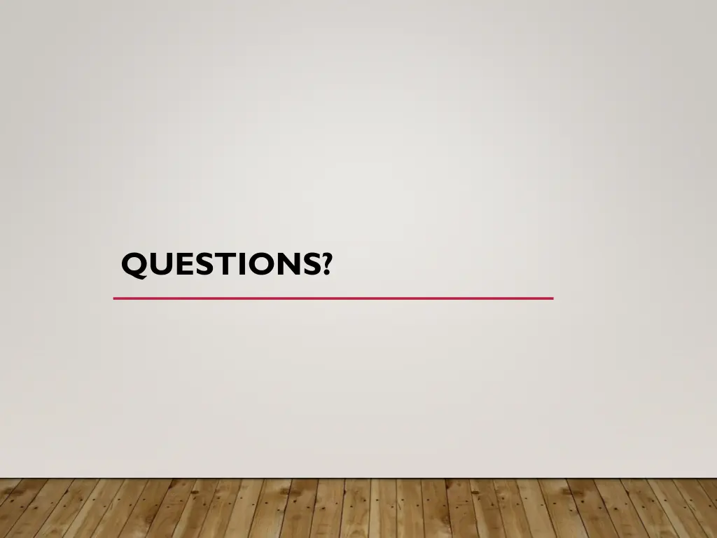 questions