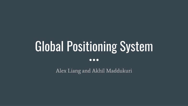 global positioning system