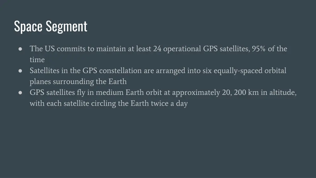 space segment