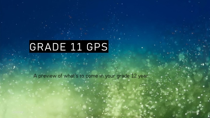 grade 11 gps
