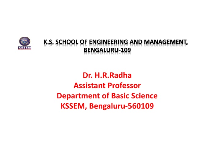 k s school of engineering and management