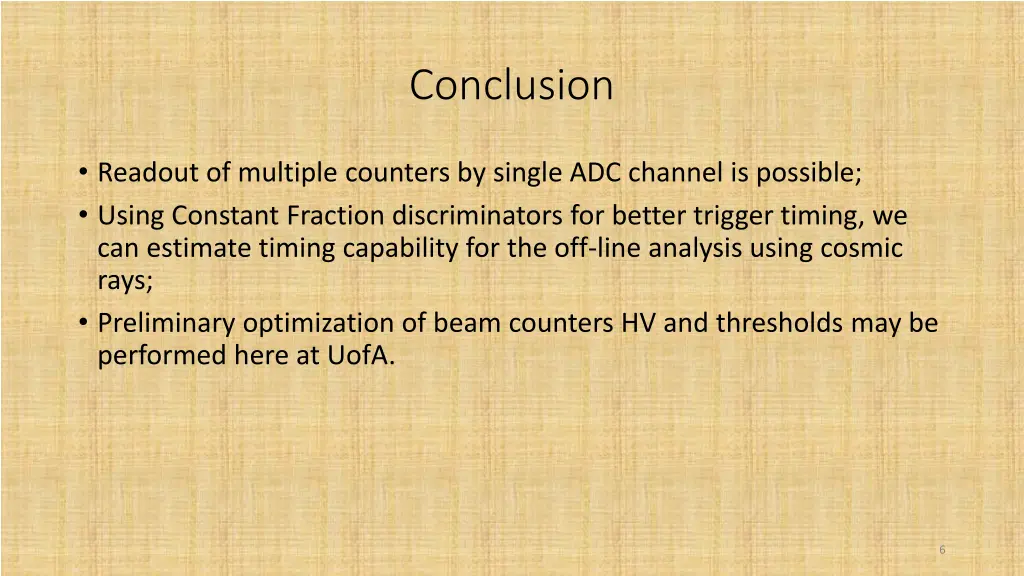 conclusion