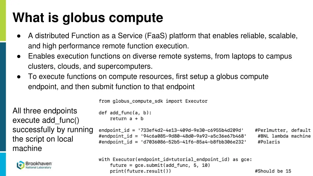 what is globus compute