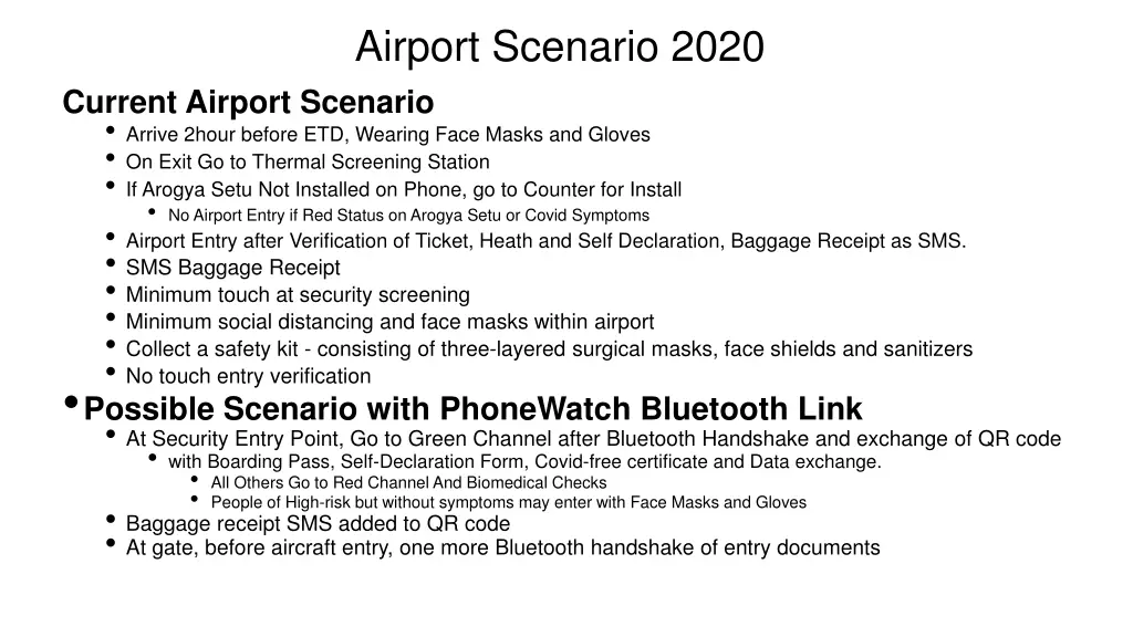 airport scenario 2020