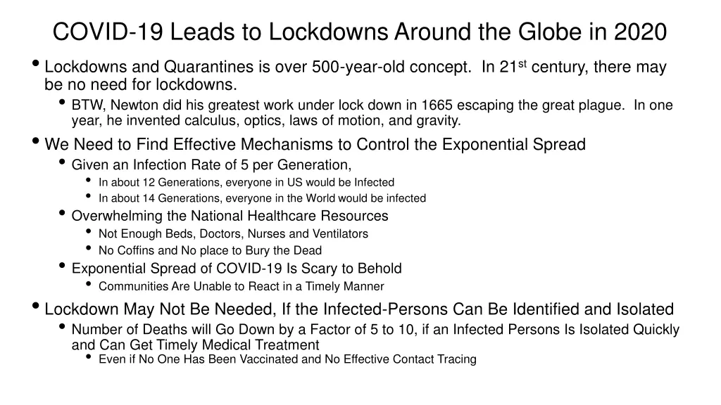 covid 19 leads to lockdowns around the globe