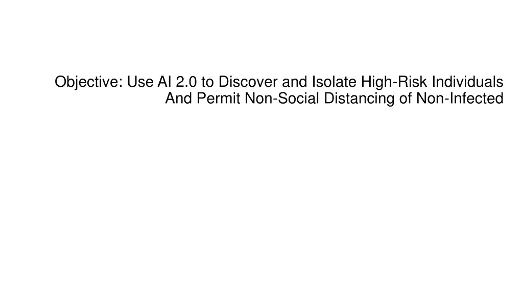 objective use ai 2 0 to discover and isolate high