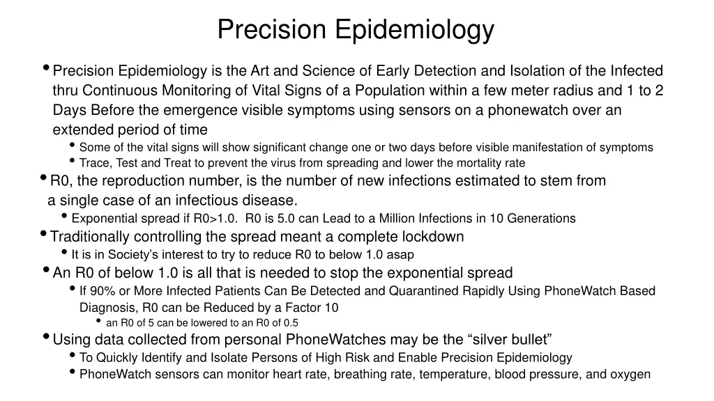 precision epidemiology