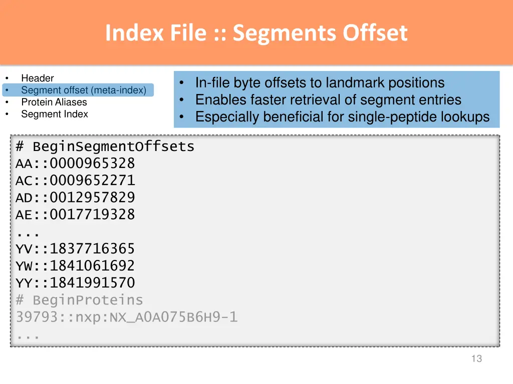 index file segments offset