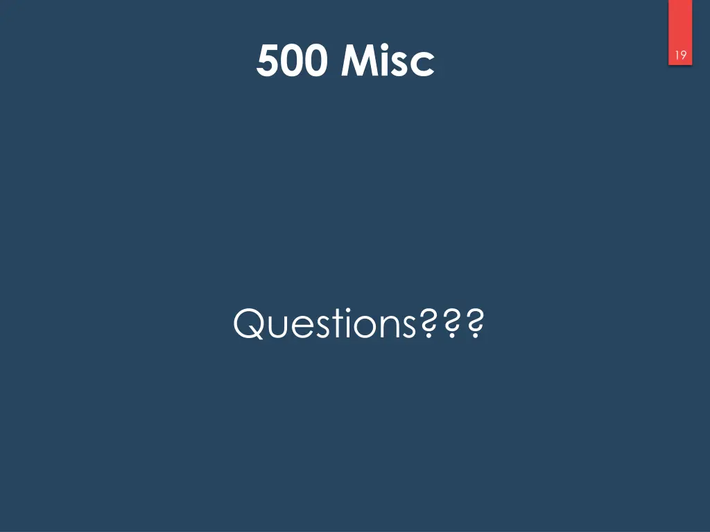 500 misc