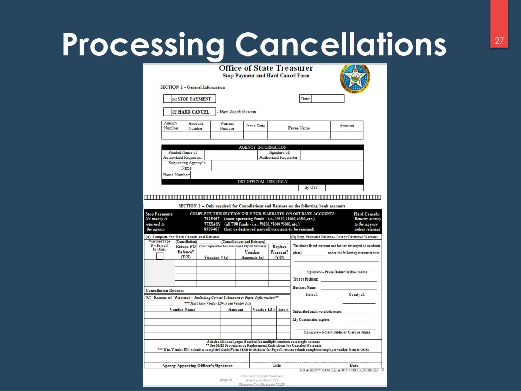processing cancellations 1