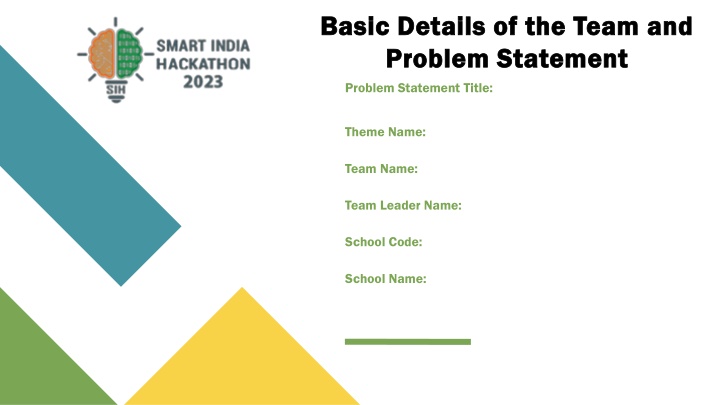 basic details of the team and basic details