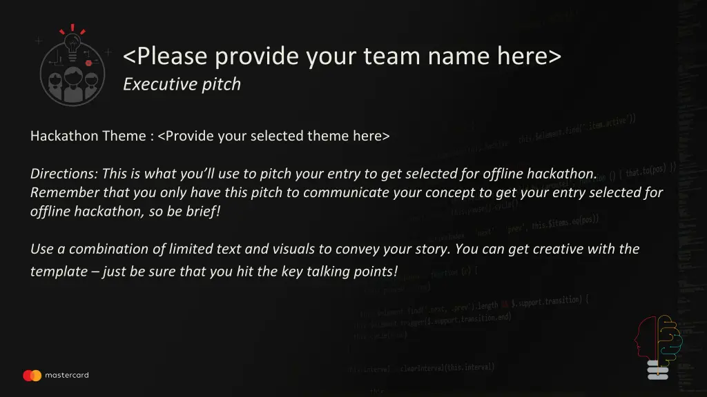 please provide your team name here executive pitch