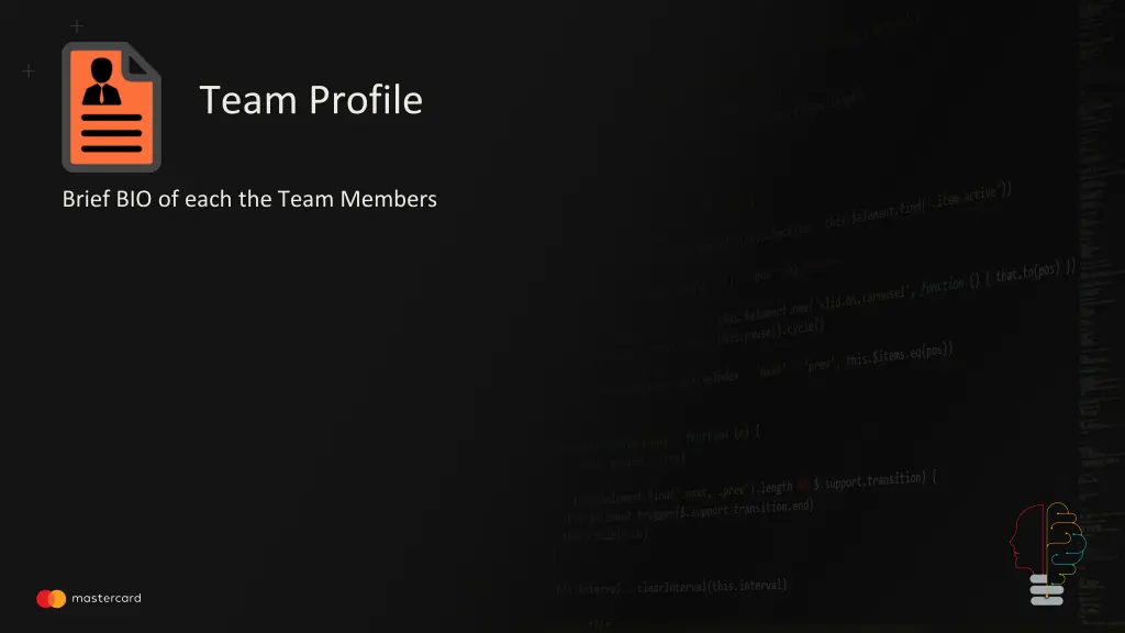 team profile